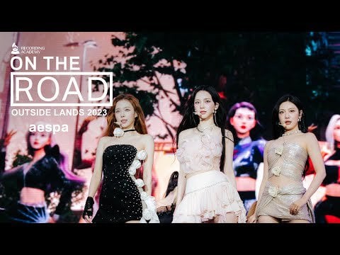 230815 aespa Talks About Their 'SYNK : HYPER LINE' Tour And Performing At Outside Lands 2023 | On The Road @ Recording Academy / GRAMMYs