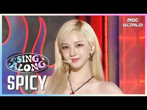 230513 aespa - Spicy (Sing Along) @ Music Core