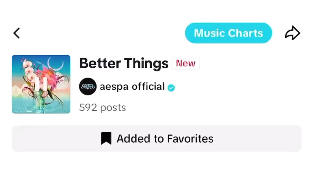 230804 aespa - Better Things (TikTok Song Preview)