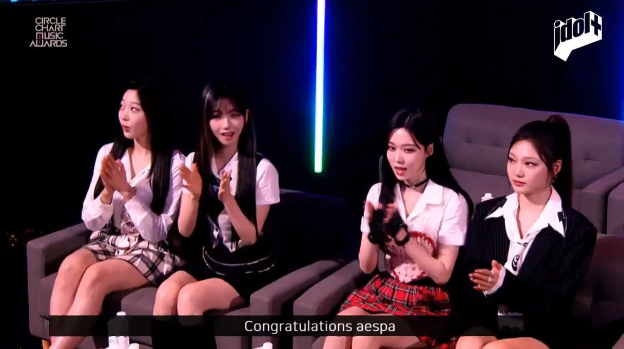 230218 aespa win Artist of the Year - Global Digital (July) at the 12th Circle Chart Music Awards!