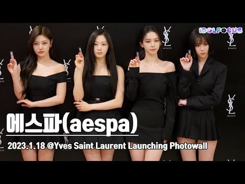 230118 aespa at Yves Saint Laurent Launching Event