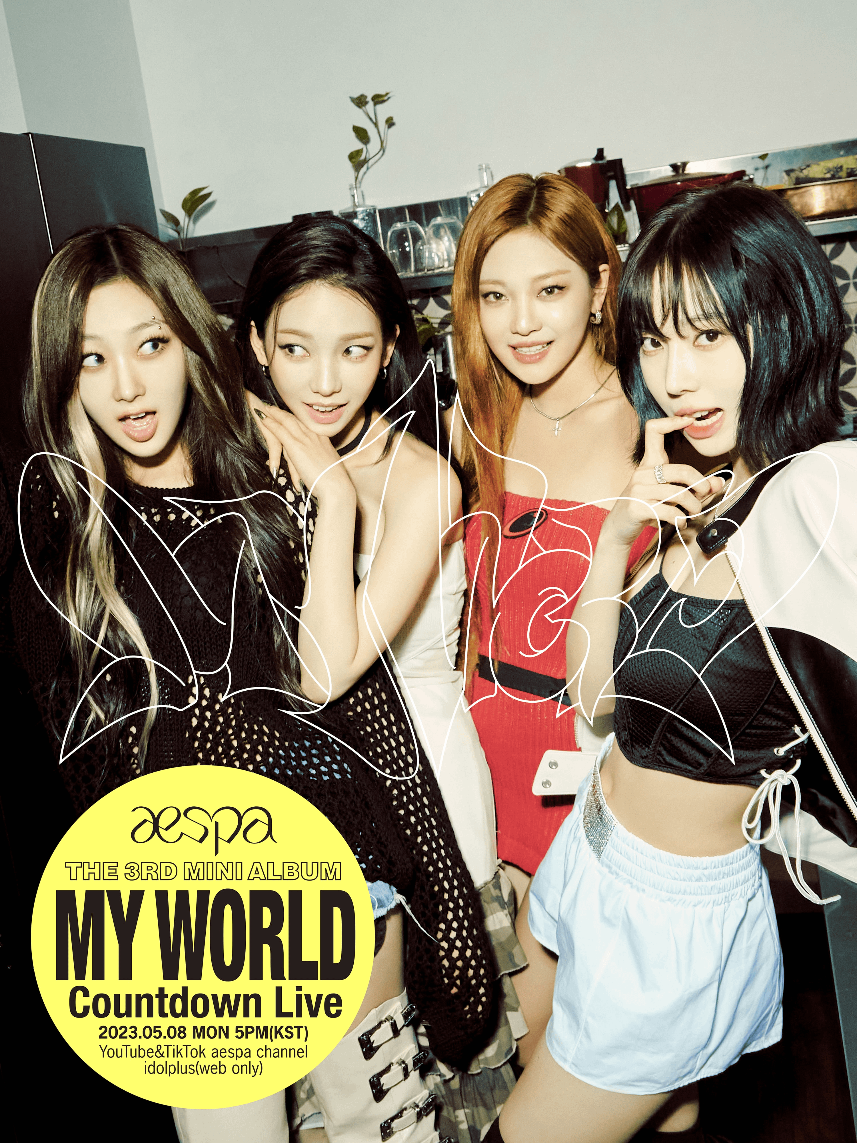 230503 aespa - MY WORLD (Countdown Live Teaser Poster)
