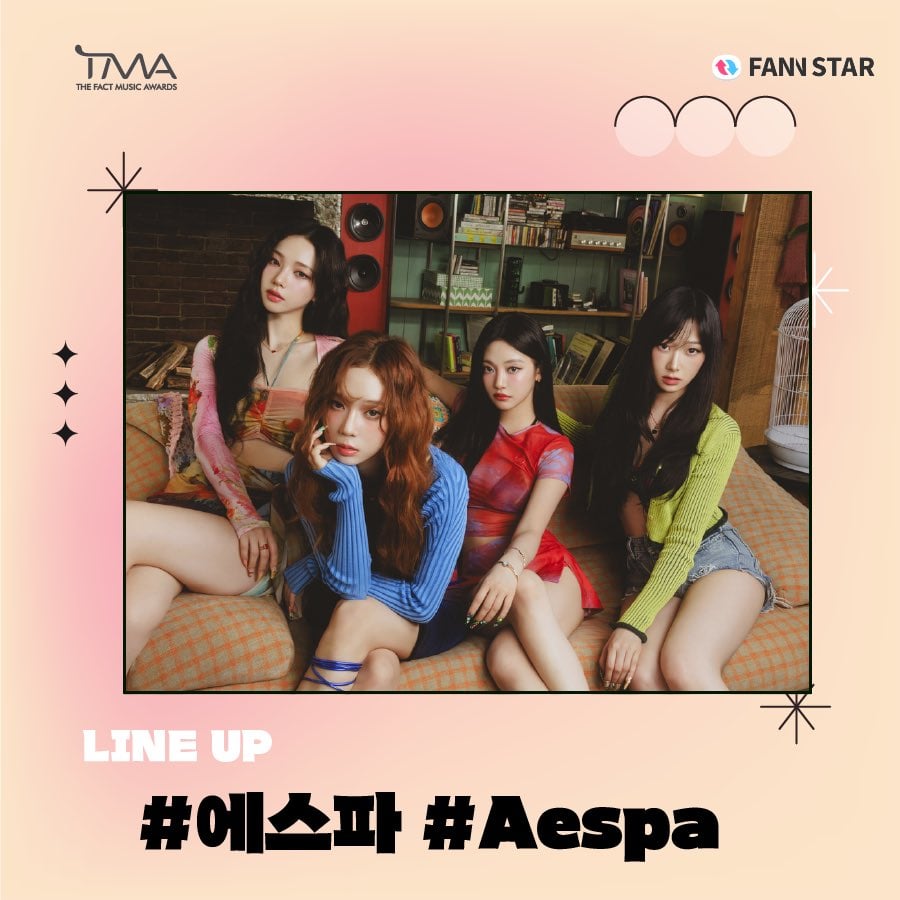230904 aespa announced as part of the lineup for 2023 The Fact Music Awards.