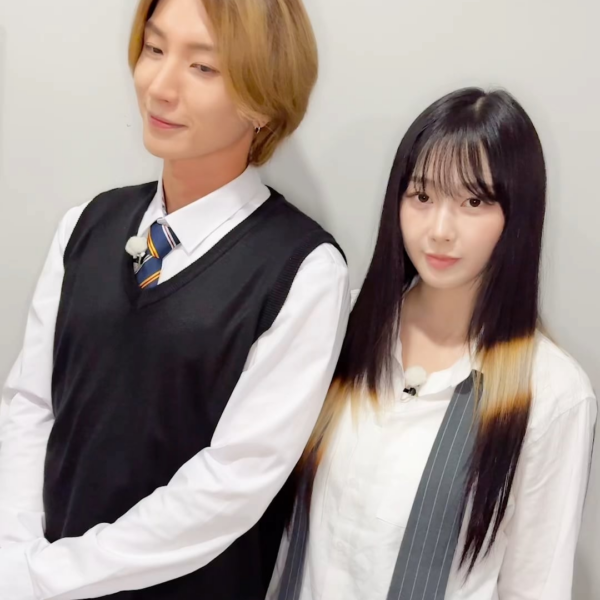 231125 aespa TikTok Update with Giselle - #ImtheDrama Oh my god 🤭 with Super Junior Leeteuk