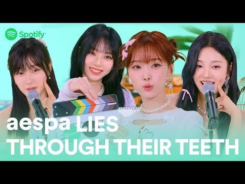 231110 aespa - aespa lies through their teeth @ K-Pop ON! Spotify: Spot ON! (Part 1)