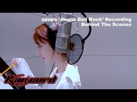 231206 aespa - [R(ae)cord] ‘Jingle Bell Rock’ Recording Behind the Scenes