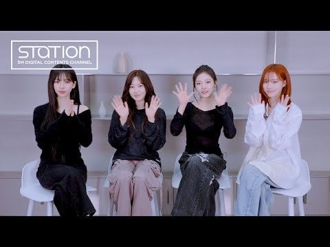 240117 aespa - Regret of the Times (2024 Remake Ver.) (SM STATION - Interview Video)