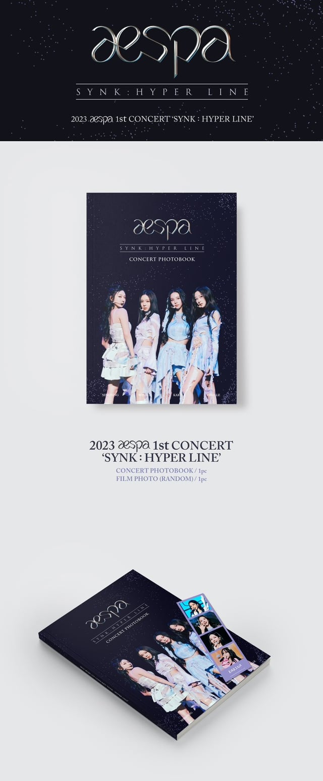 240118 aespa Twitter Update - aespa 1st Concert ‘SYNK : HYPER LINE’ CONCERT PHOTOBOOK (Online Preorder Notice + Packaging & Inclusion Details)