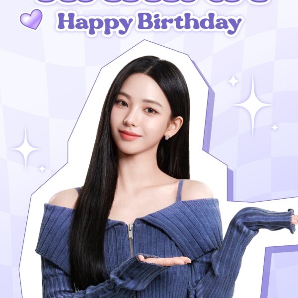 240411 mise en scène Korea Twitter Update with Karina - Happy Birthday Karina on April 11th