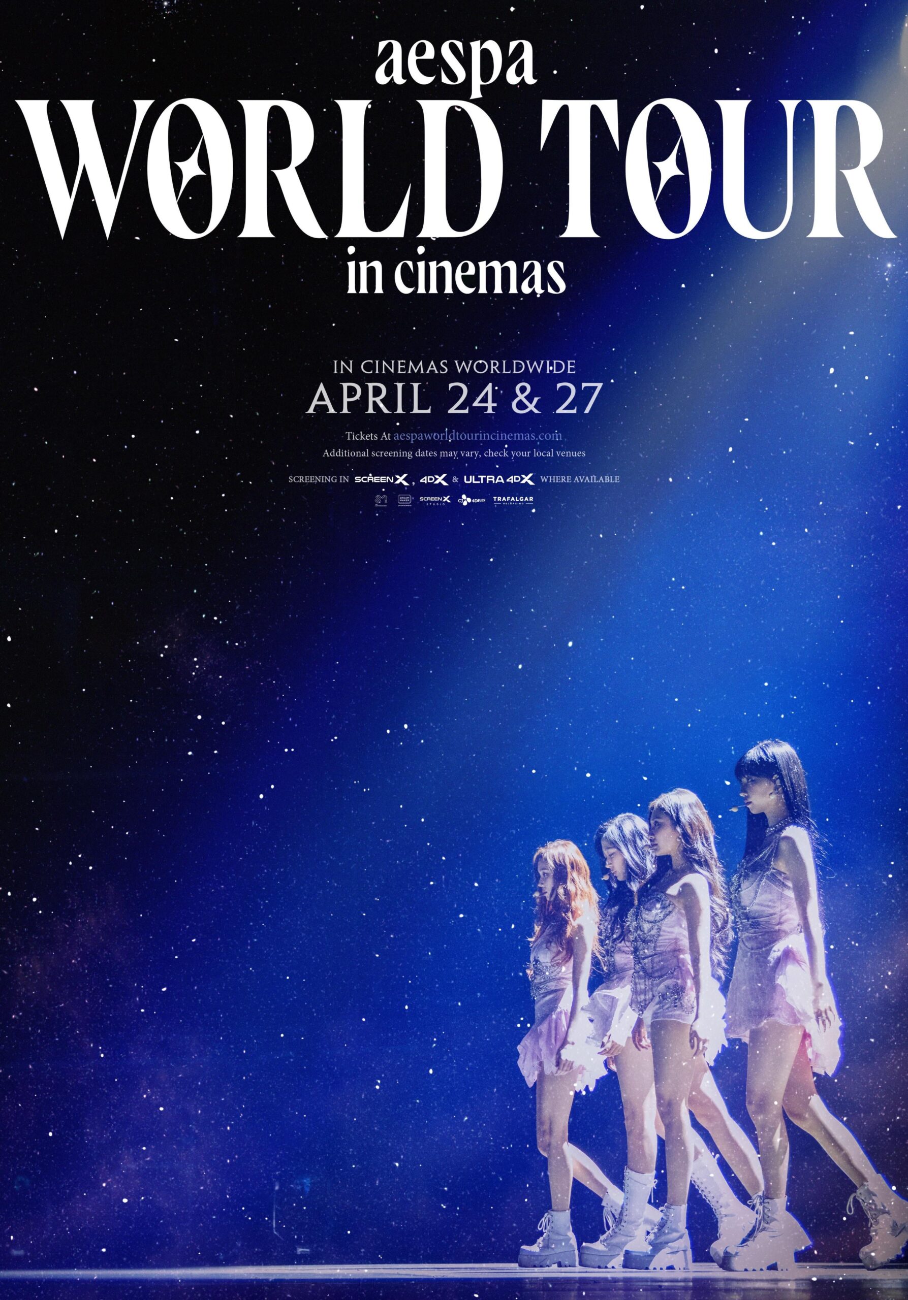 240403 aespa - aespa: WORLD TOUR in cinemas (Special Poster)