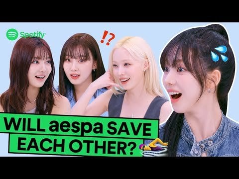 240531 aespa - If aespa fell into water, what would they do? @ K-Pop ON! Playlist Take Over