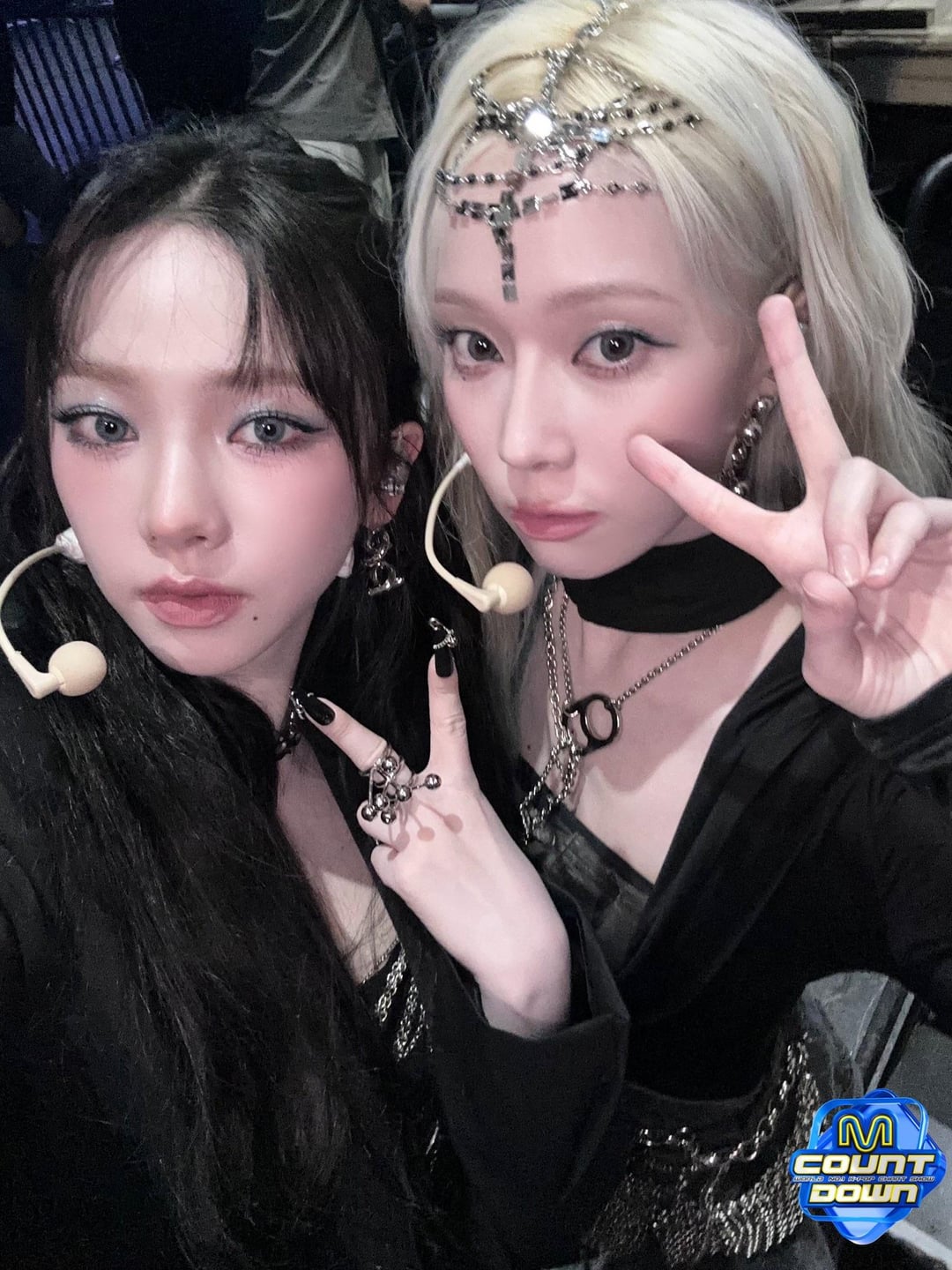 240530 Mnet M Countdown Twitter Update With aespa - Pre-Show Photos