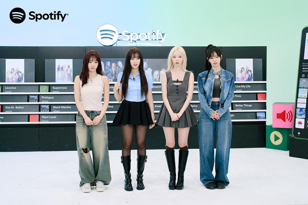 240529 SpotifyKpop Twitter Update with aespa