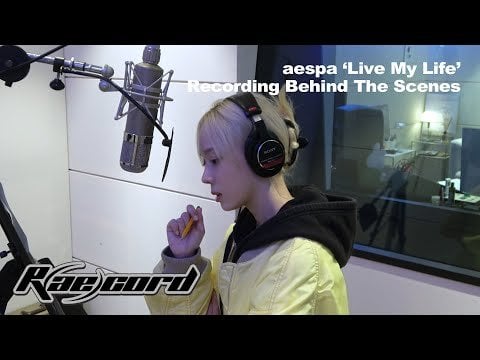 240625 aespa - [R(ae)cord] Firing high notes powerfully 🫨🔊 | ‘Live My Life’ Recording Behind The Scenes