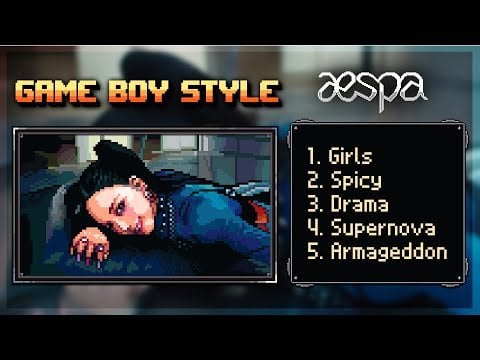 Some REALLY talented people covered 5 aespa MVs in a Game Boy Advance style and it's just fantastic!