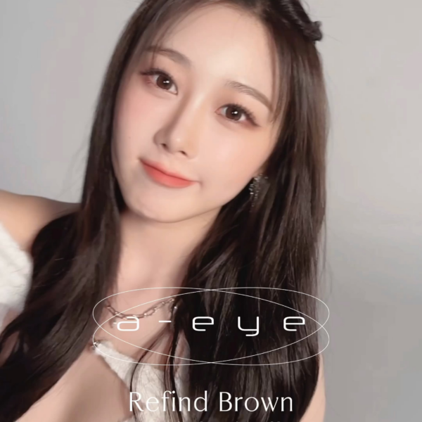 240708 Giselle for Refrear’s a-eye - aespa colored contact lenses, Introducing ‘Refind Brown’ worn by Giselle