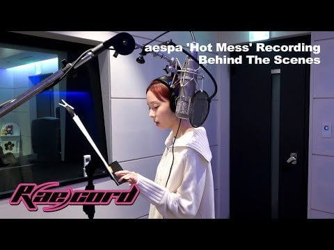 240722 aespa - [R(ae)cord] ‘Hot Mess’ Recording Behind