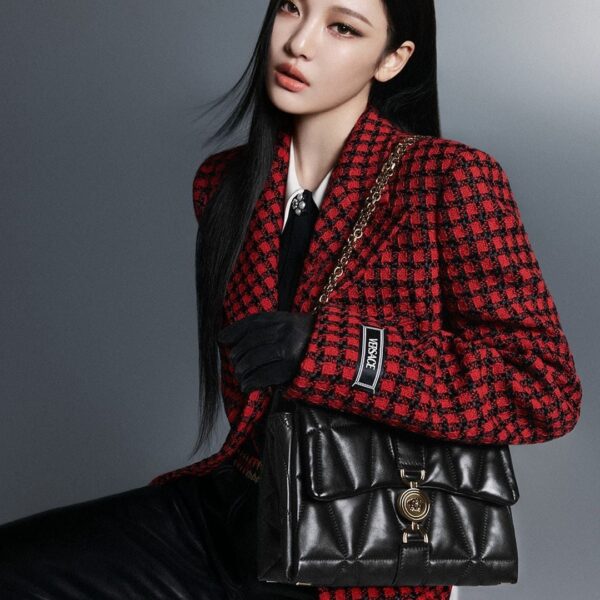 240827 Ningning for Versace - Kleio Bag Campaign Photos