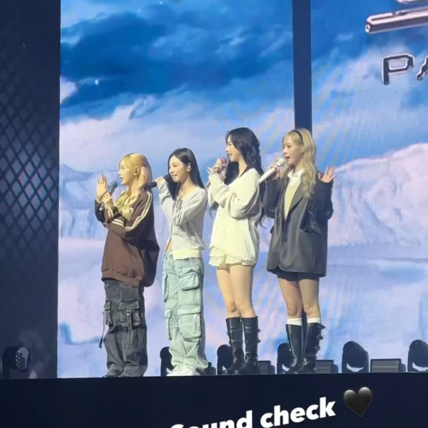 240830 aespa Instagram Story Update - Today's Sound check 🖤 2024 aespa LIVE TOUR – SYNK : PARALLEL LINE in SYDNEY DAY 1