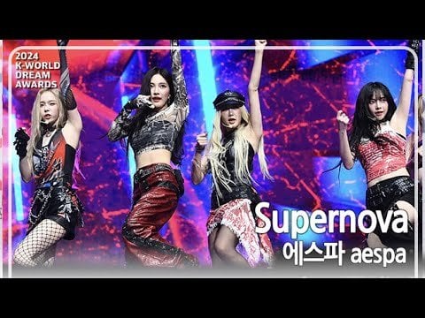 240822 aespa - Supernova @ 2024 K-World Dream Awards