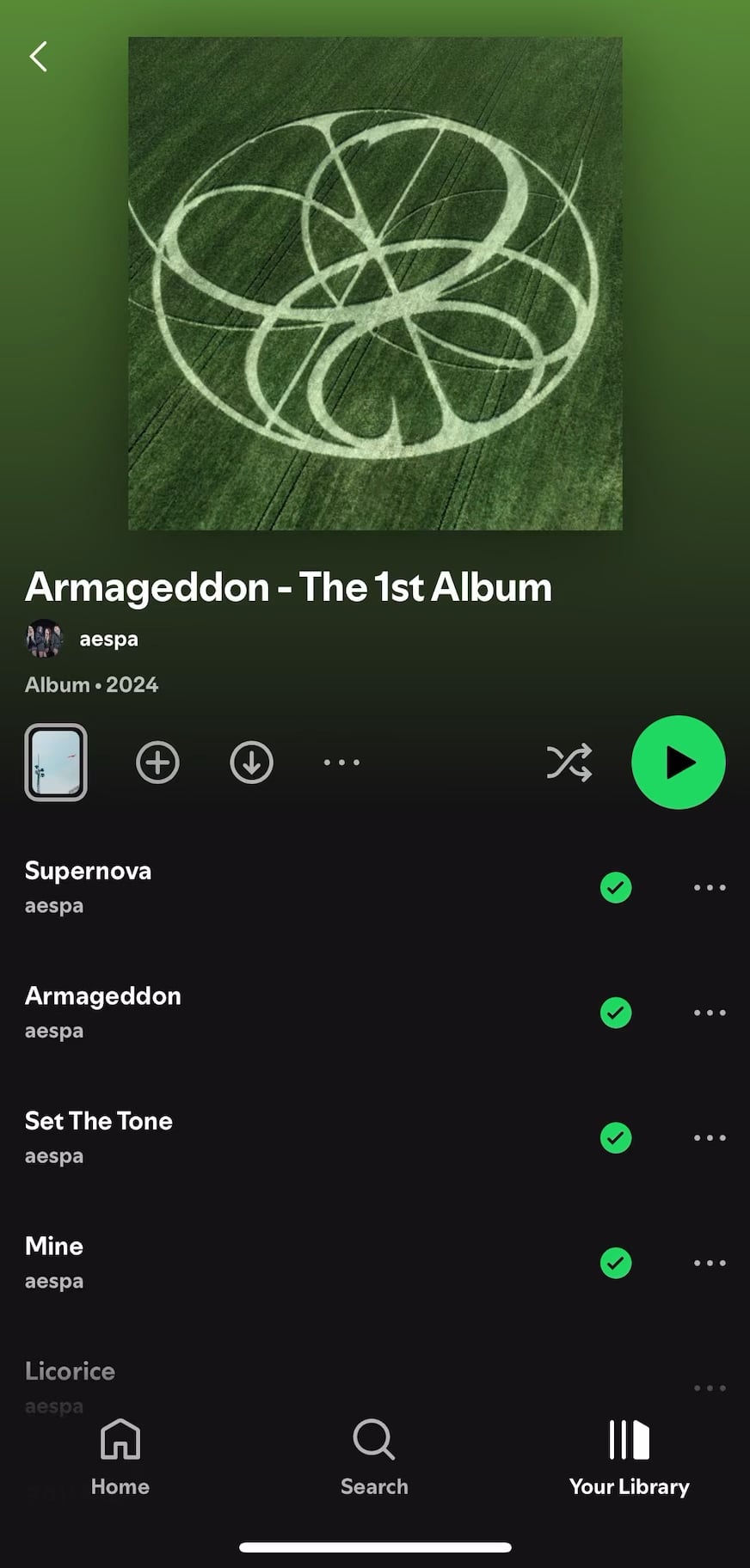 armageddon album not playing?