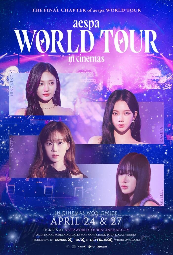 Any idea if there’s going to be a VOD/Digital Release/any sort of release of “aespa World Tour in Cinema”? I was there at that O2 show and would love to see it from the professional camera perspective!